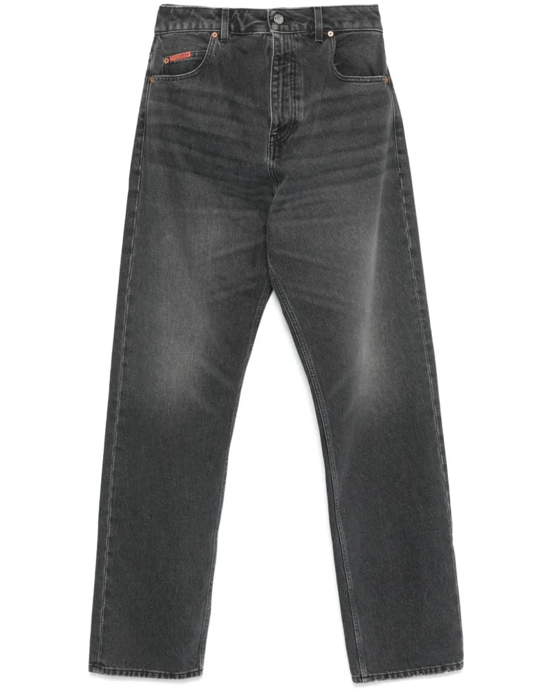 Martine Rose Open Fly Jeans - Schwarz Schwarz