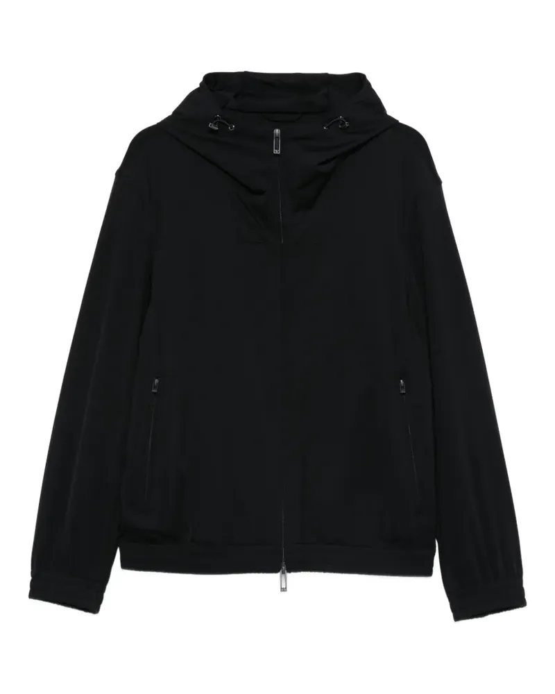 Emporio Armani Kapuzenjacke mit Reißverschluss - Blau Blau