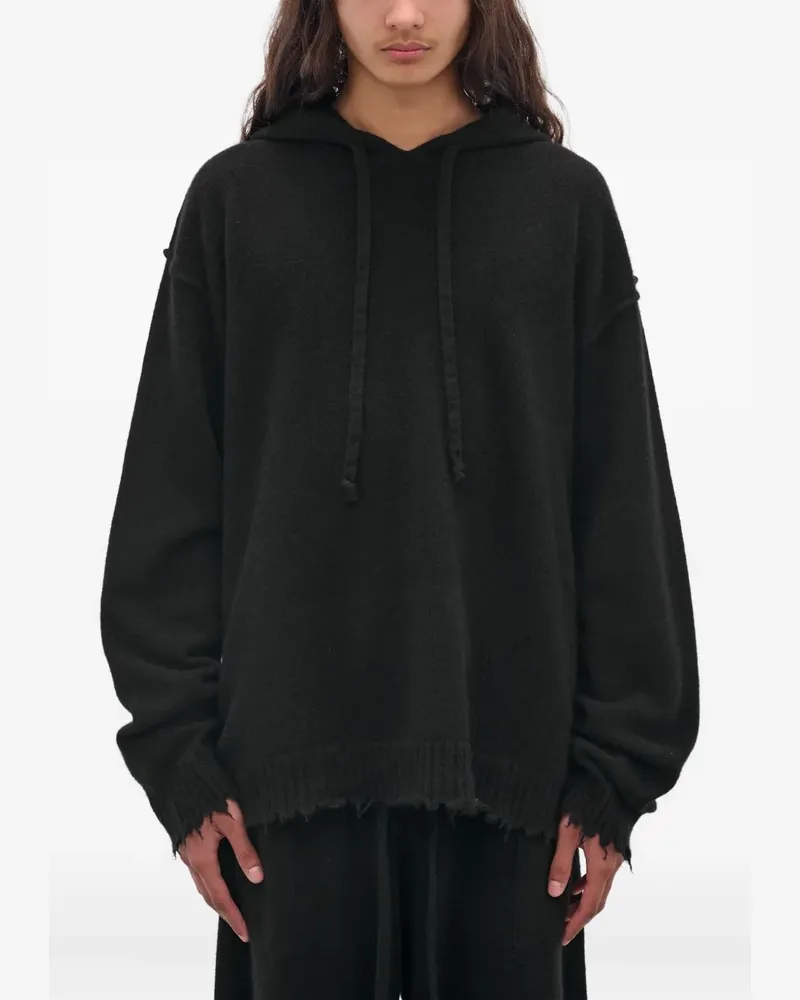 Uma Wang Hoodie aus Kaschmir - Schwarz Schwarz