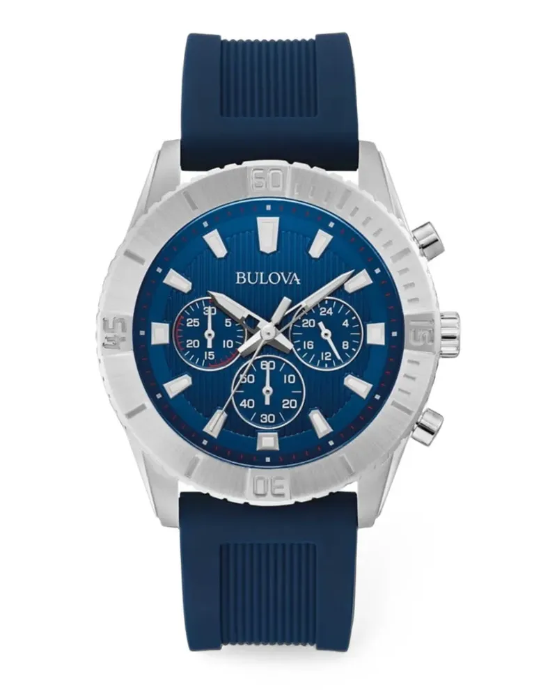 BULOVA Wilton 43mm watch - Blau Blau