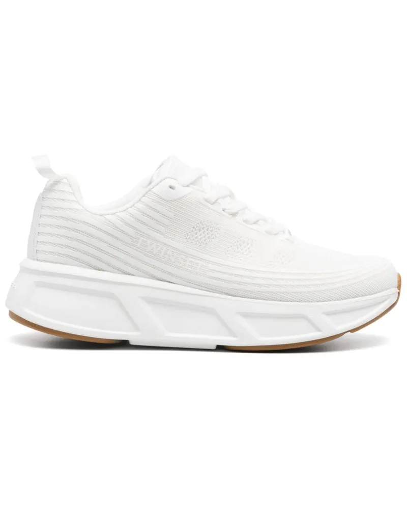 Twin-Set x Fessura gestreifte Sneakers - Weiß Weiß