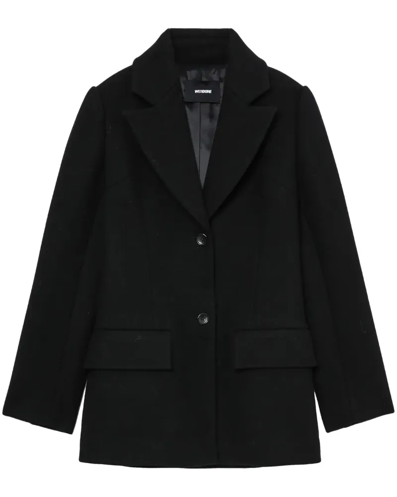 WE 11 DONE Einreihiger Blazer - Schwarz Schwarz
