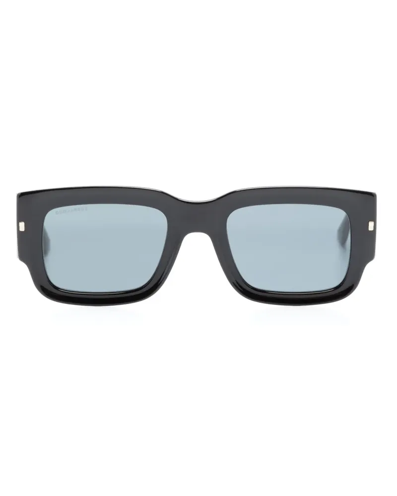 Dsquared2 Hype Sonnenbrille mit eckigem Gestell - Schwarz Schwarz