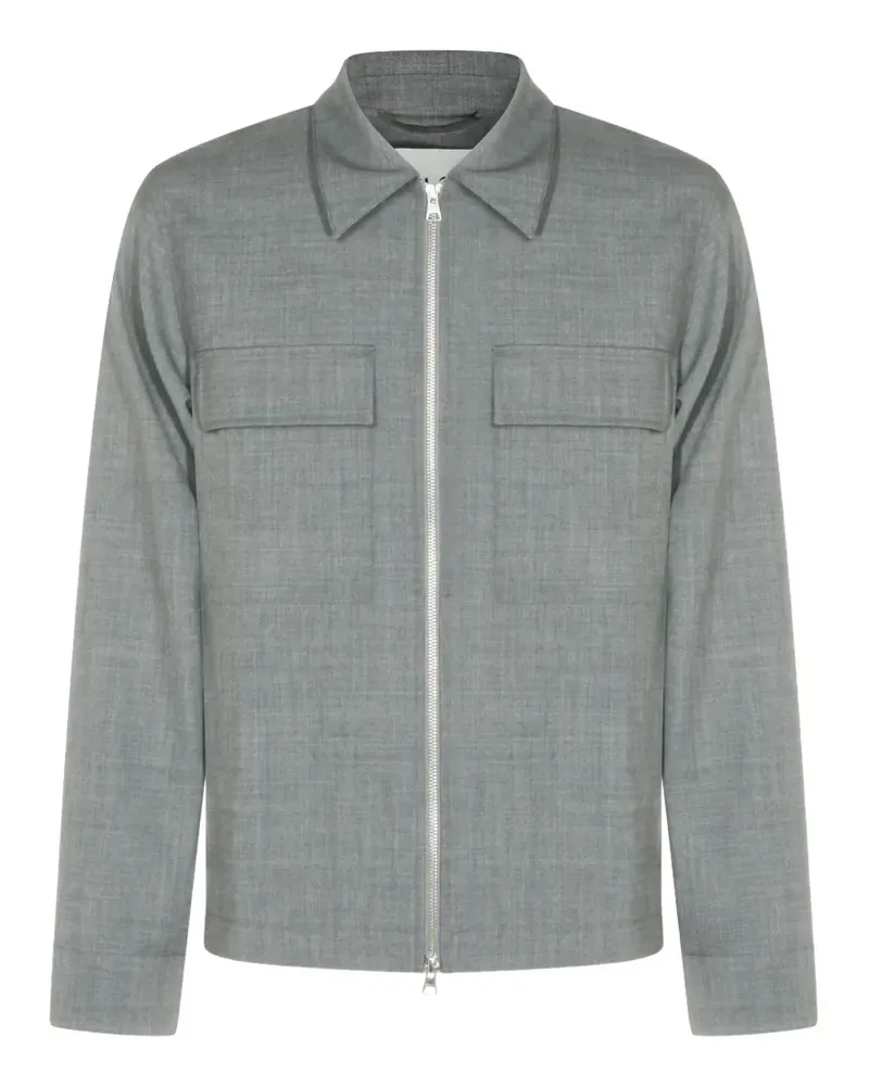 NN 07 Weste mit Reißverschlusstaschen - Grau Grau