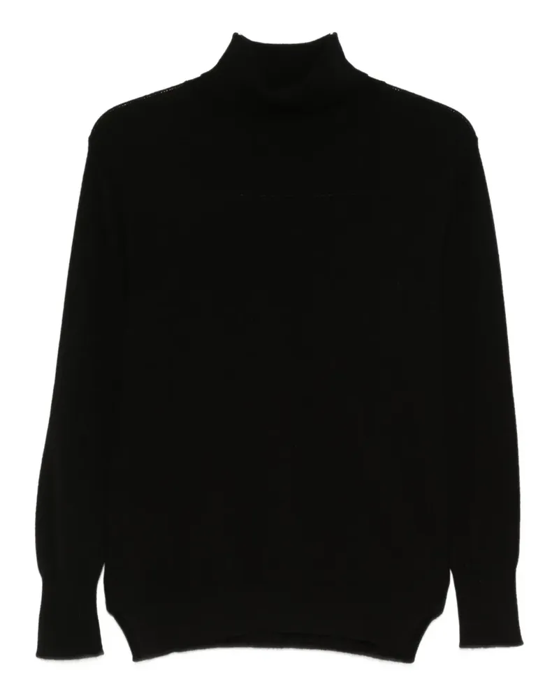 Purotatto roll-neck sweater - Schwarz Schwarz