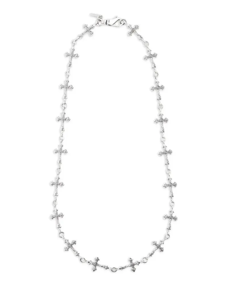 Emanuele Bicocchi Rose Multi-cross necklace - Silber Silber
