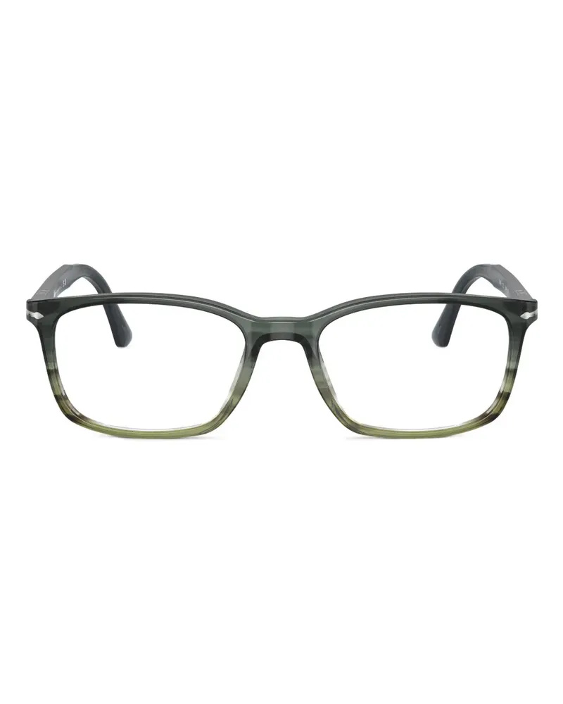 Persol Brille mit eckigem Gestell - Grau Grau