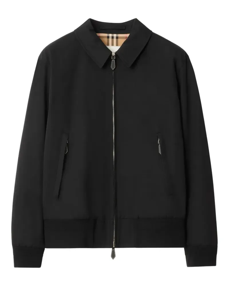 Burberry Bomberjacke mit eingefassten Taschen - Schwarz Schwarz