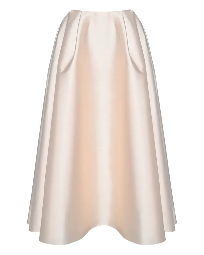 ANOUKI A-line midi skirt - Nude Nude