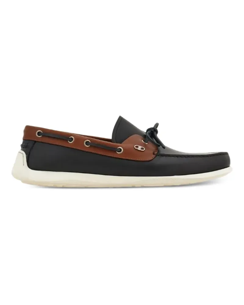 Ferragamo Segelschuhe mit Gancini-Schild - Blau Blau