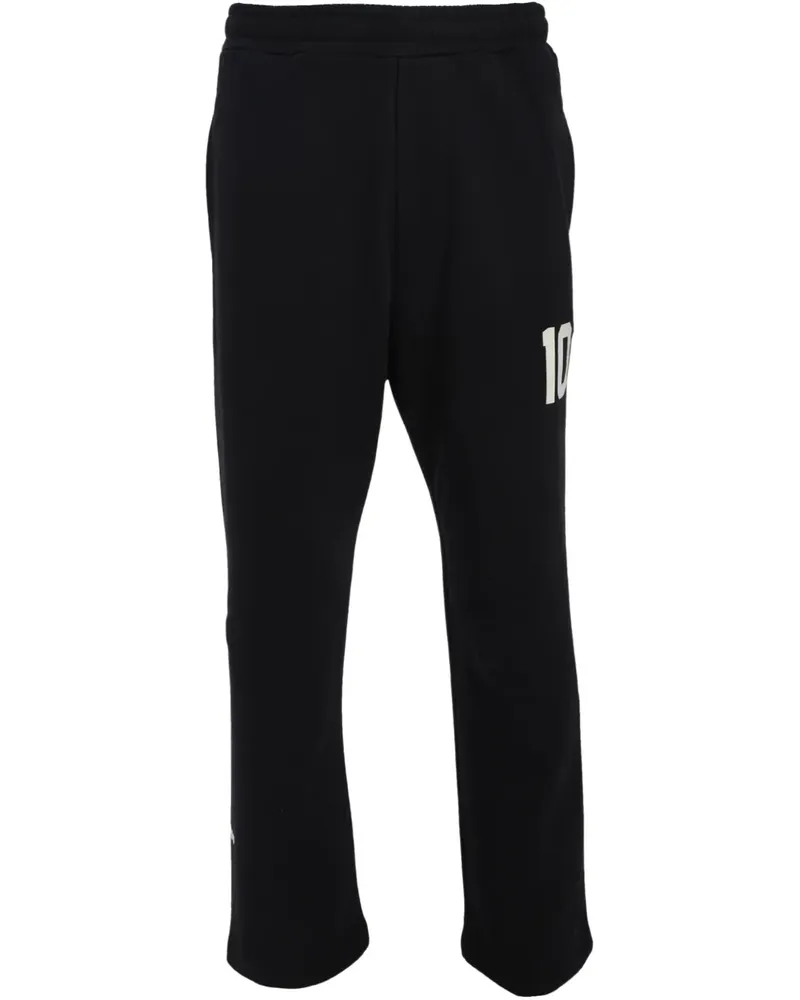 BARROW Jogginghose mit Nummern-Print - Schwarz Schwarz