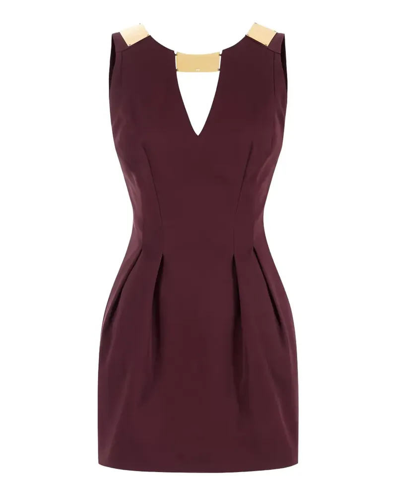 Elisabetta Franchi Ärmelloses Minikleid - Braun Braun