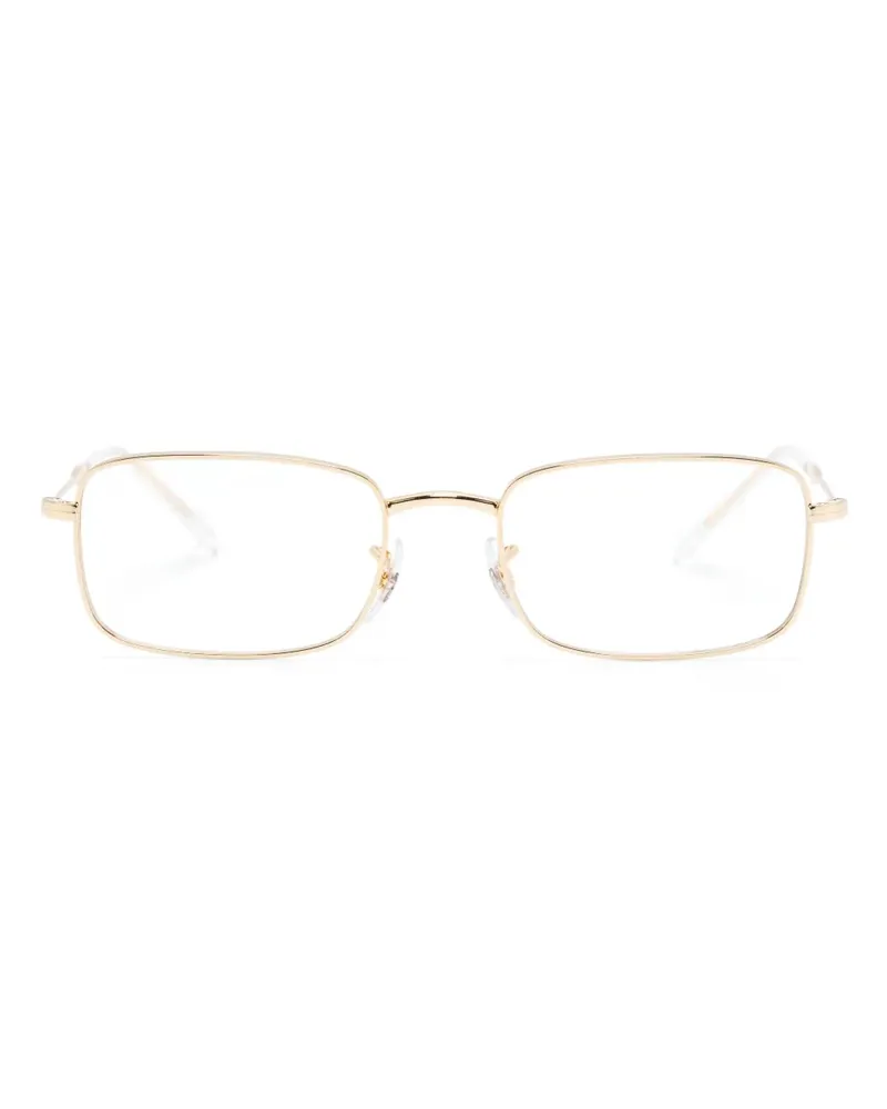 Ray Ban Brille mit eckigem Gestell - Gold Gold