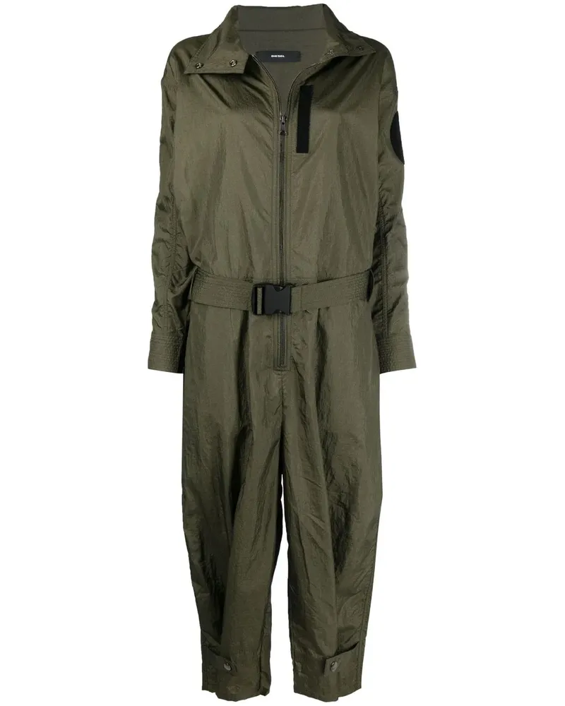 Diesel Langärmeliger Overall - Grün Grün