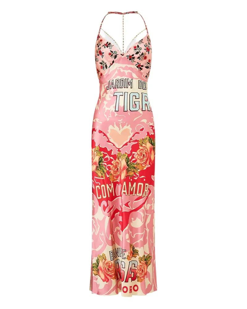 Camilla floral-print midi dress - Rosa Rosa