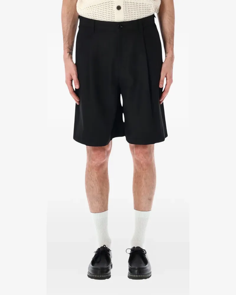 Obey Dean Shorts mit Falten - Schwarz Schwarz