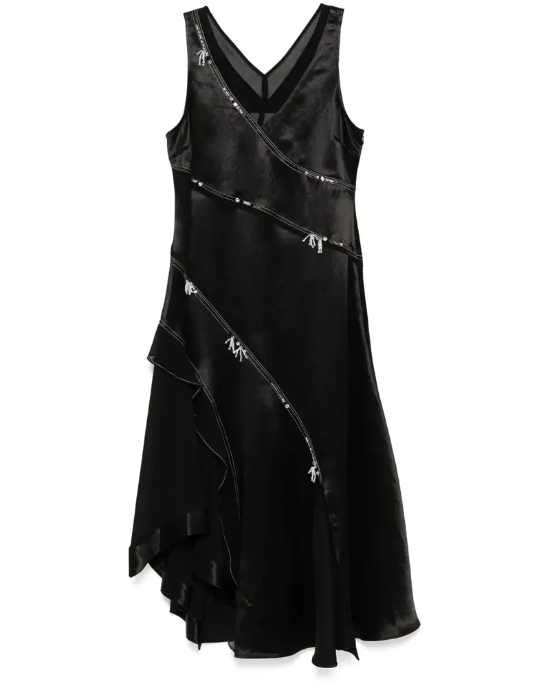3.1 phillip lim Besticktes Kleid - Schwarz Schwarz