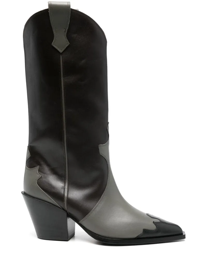 aeyde Ariel Stiefel 70mm - Braun Braun