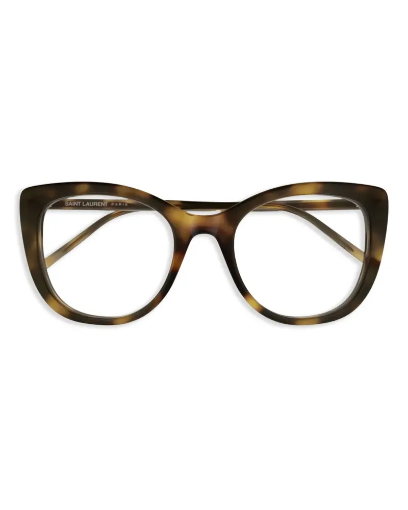 Saint Laurent Cat-Eye-Brille - Braun Braun