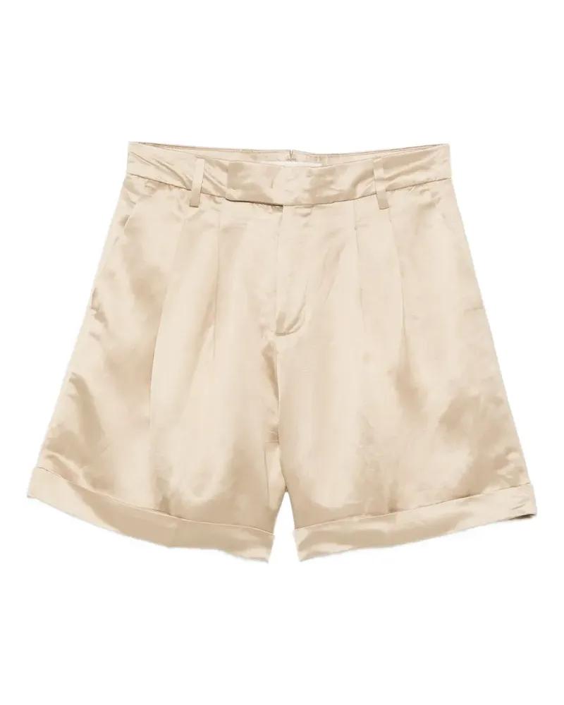Briglia 1949 Isabellew pleated cuffed shorts - Nude Nude