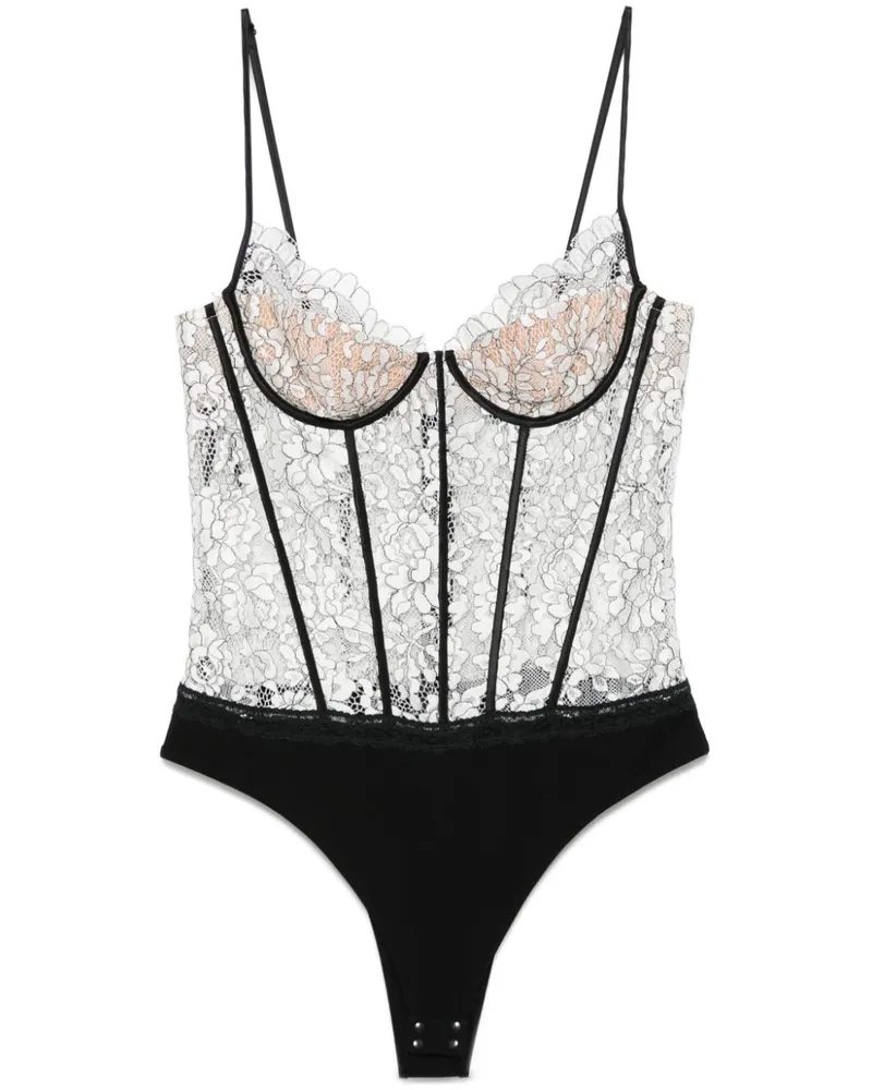 Retrofête Lovisa Body - Weiß Weiß
