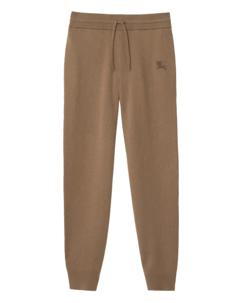 Burberry Equestrian Knight-detail track pants - Braun Braun
