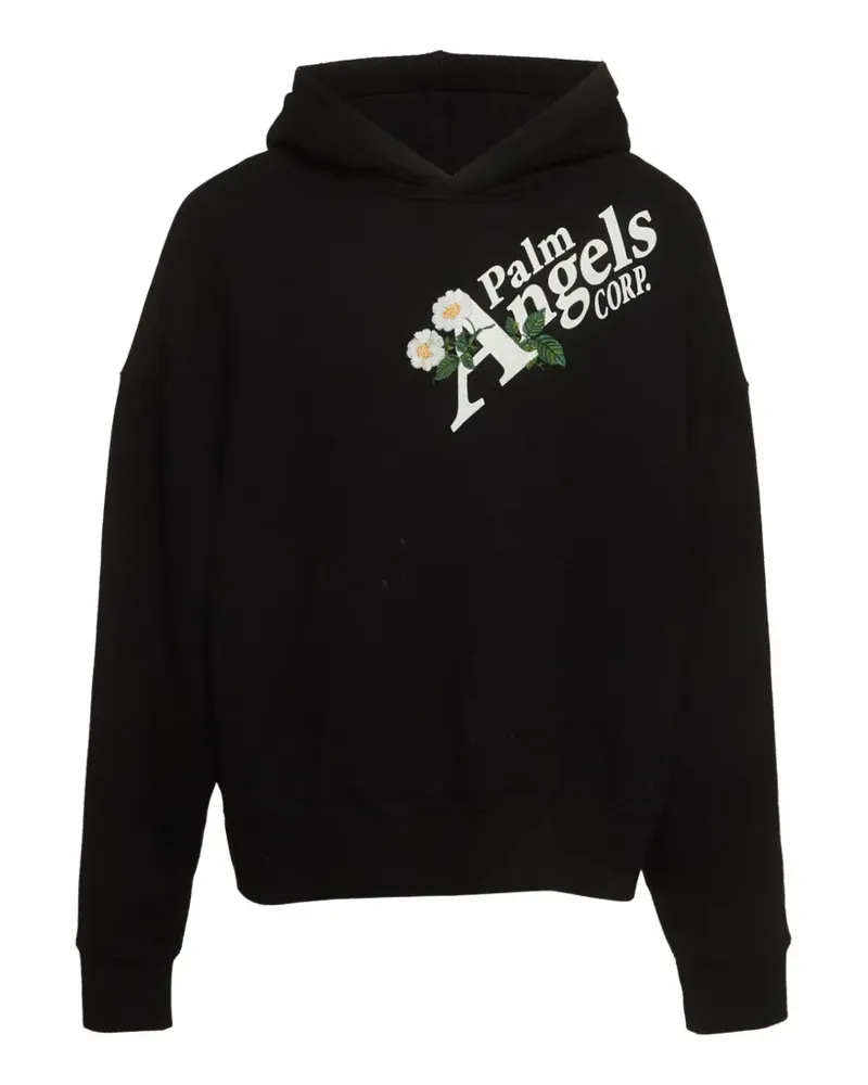 Palm Angels Daisy Hoodie - Schwarz Schwarz