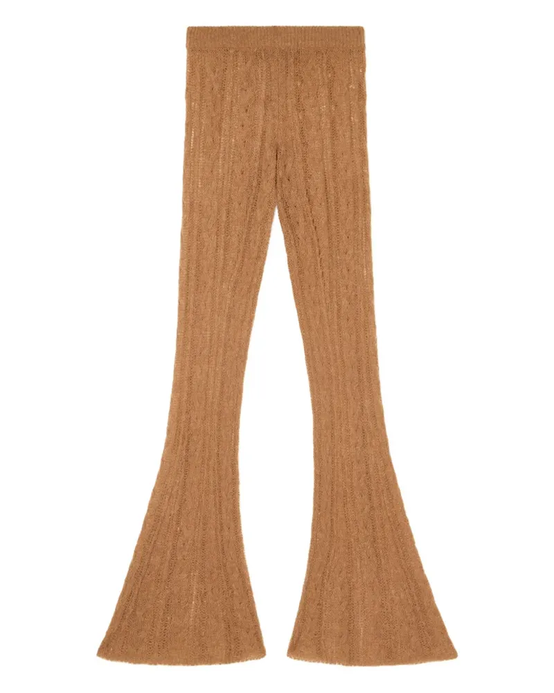 Alanui Desert Drift Hose mit Zopfmuster - Braun Braun