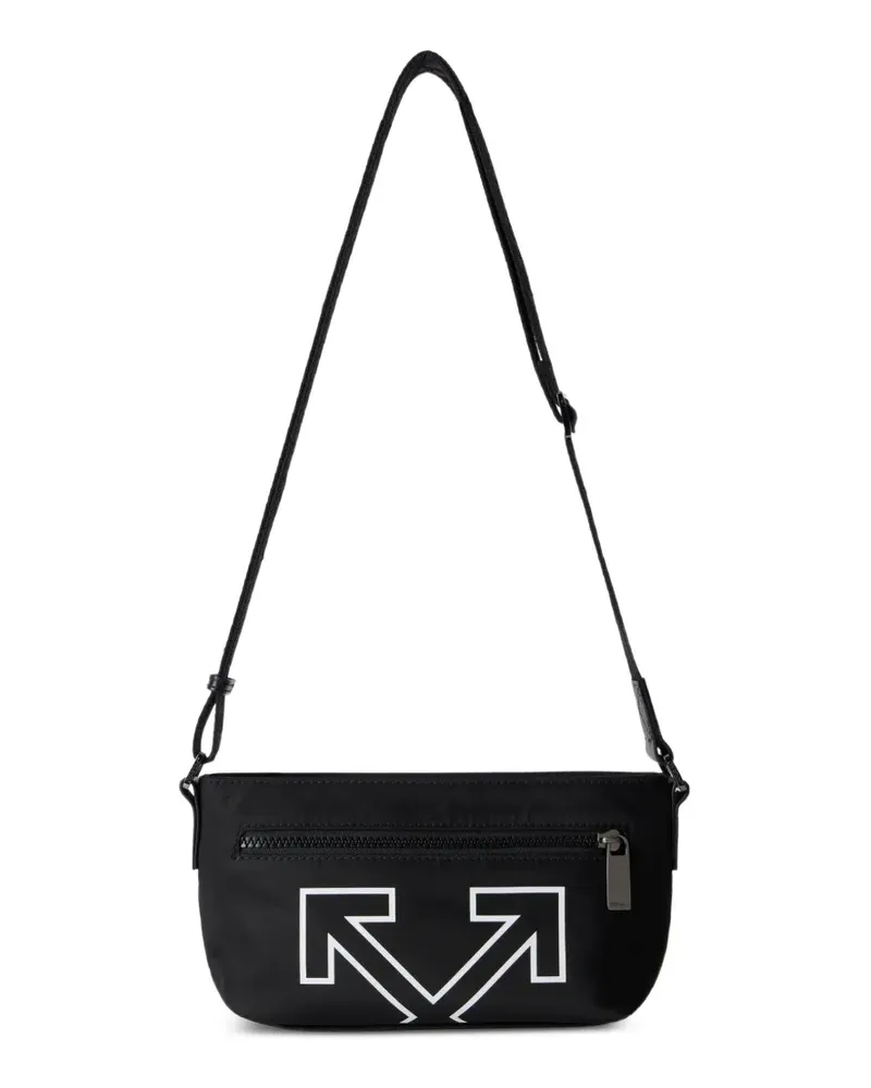 OFF-WHITE Kuriertasche mit Arrows-Print - Schwarz Schwarz