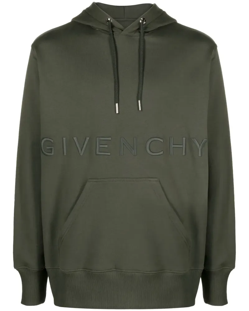 Givenchy Hoodie mit 4G-Stickerei - Grün Grün