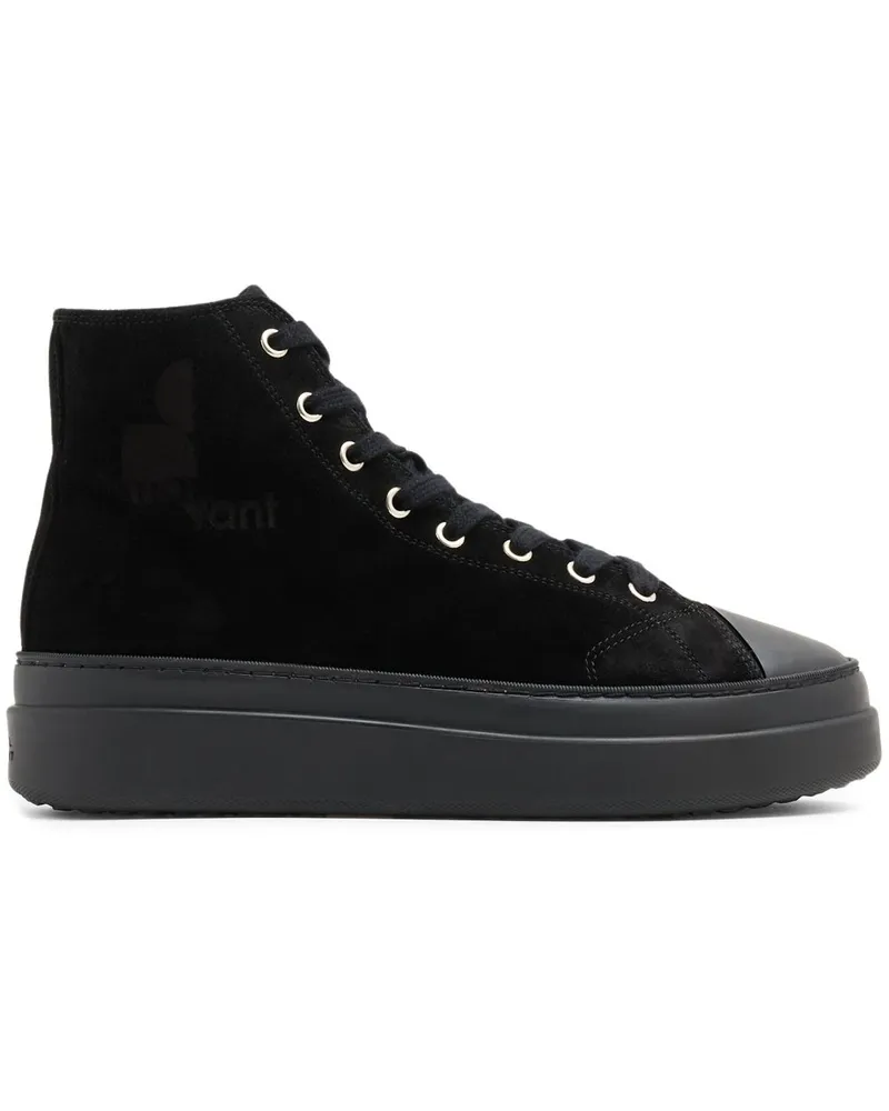 Isabel Marant High-Top-Sneakers mit Logo Schwarz