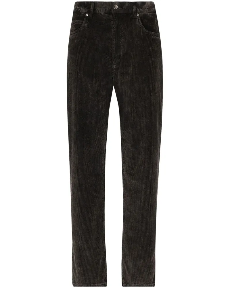 Dolce & Gabbana Jeans mit geradem Bein Schwarz