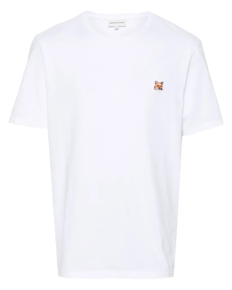 Kitsuné T-Shirt mit Fuchs-Motiv - Braun Braun