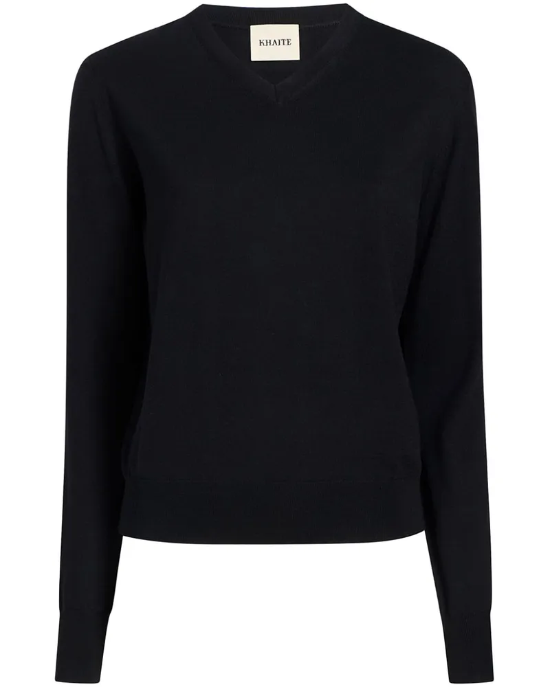 KHAITE The Senta Pullover - Schwarz Schwarz