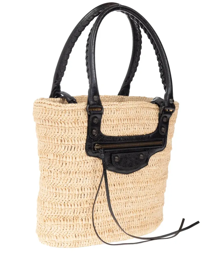 Balenciaga Kleine Le City Handtasche - Nude Nude