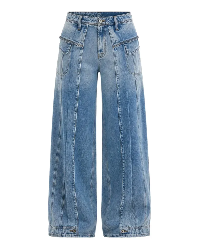 Lee x Feng Chen Wang cargo wide-leg jeans - Blau Blau