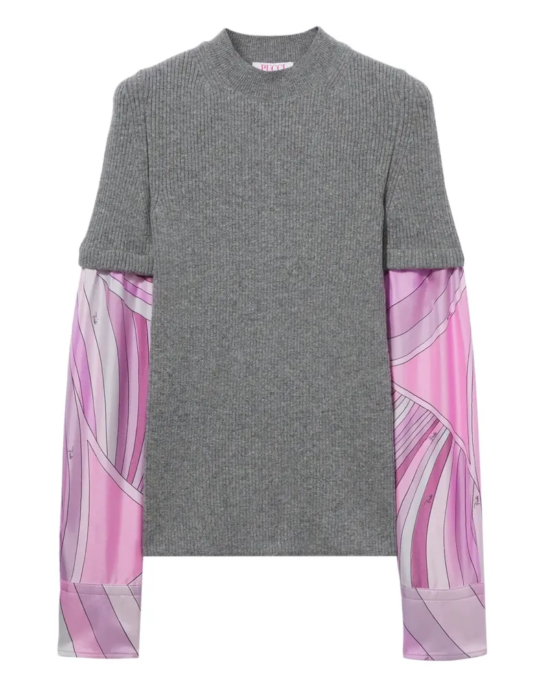 Emilio Pucci x Camille Miceli Pullover mit Iride-Print - Rosa Rosa