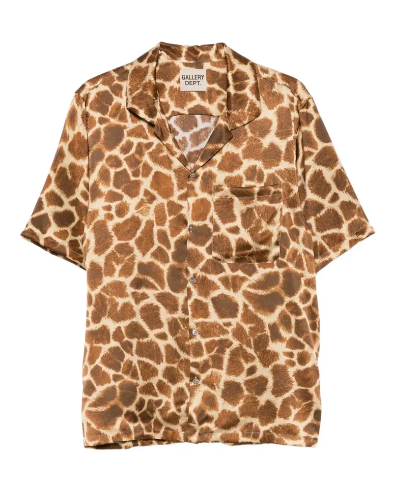 GALLERY DEPT. Parker giraffe-print shirt - Braun Braun