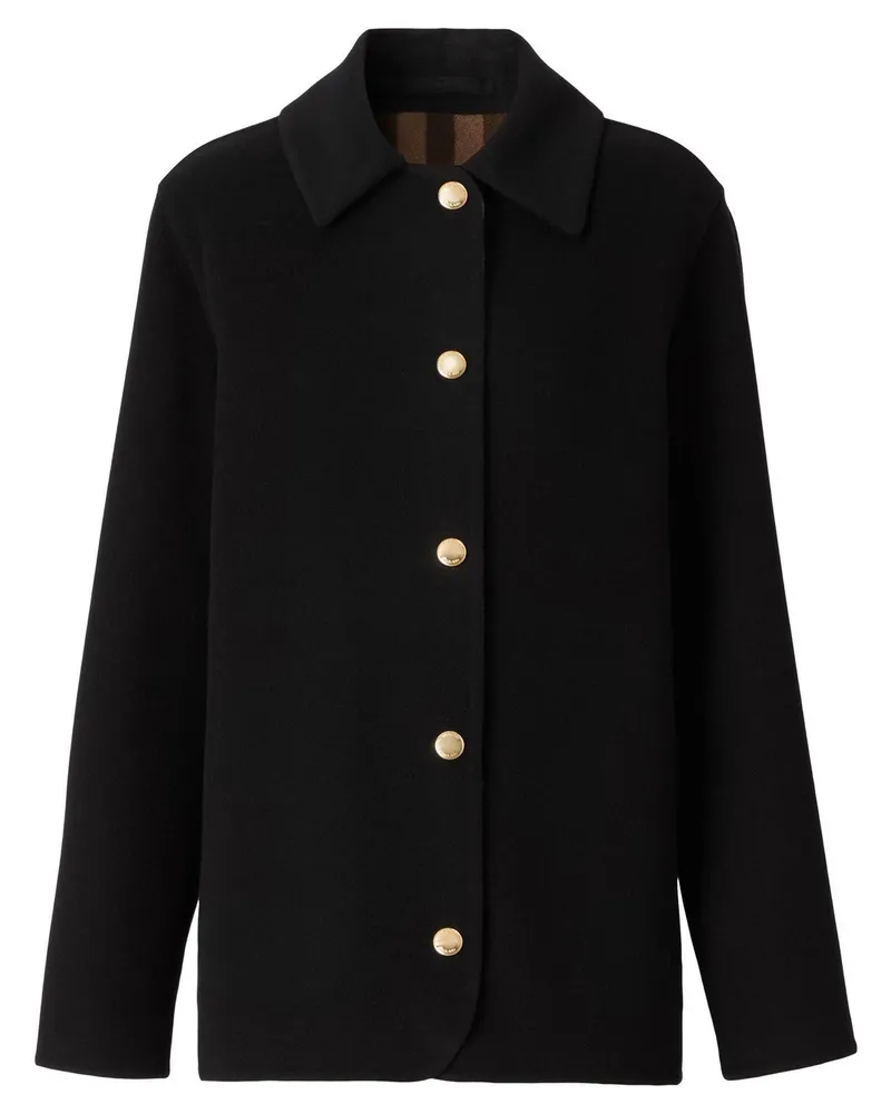 Burberry Einreihiger Blazer - Schwarz Schwarz