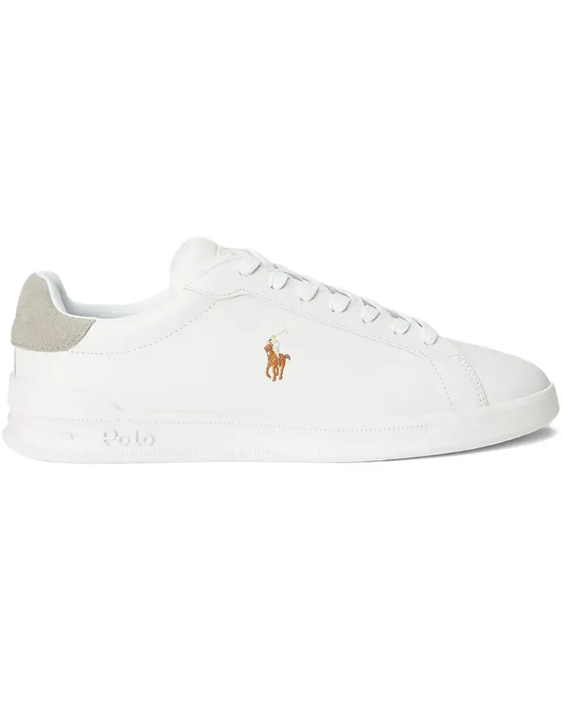 Ralph Lauren Sneakers mit Logo-Stickerei - Weiß Weiß