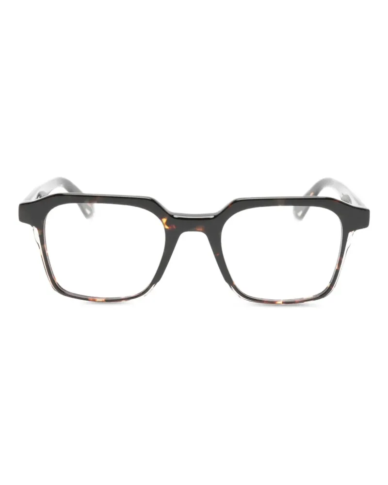 GIGI STUDIOS Brad square-frame glasses - Braun Braun