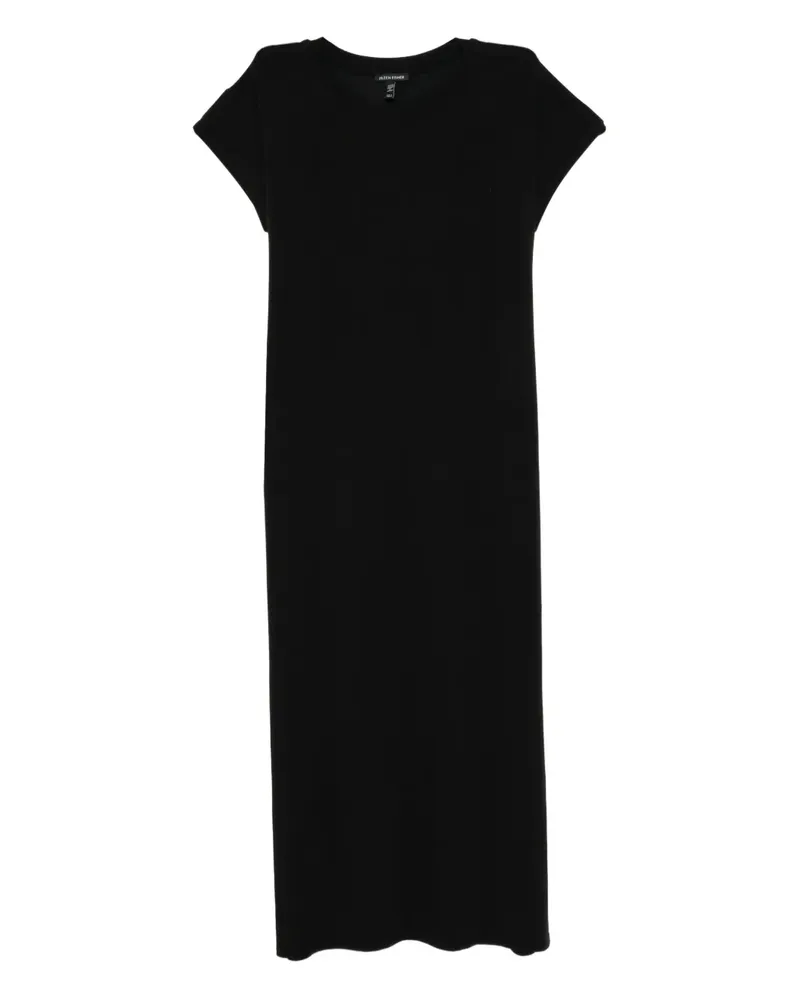 Eileen Fisher Kleid mit rundem Ausschnitt - Schwarz Schwarz
