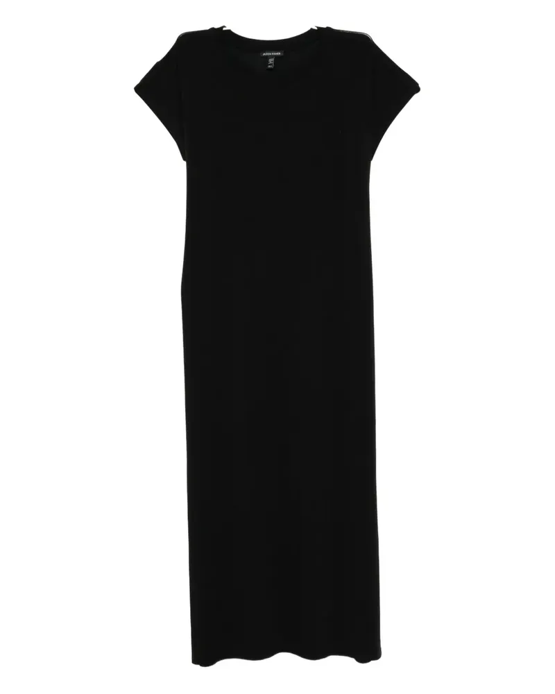 Eileen Fisher crew-neck dress - Schwarz Schwarz