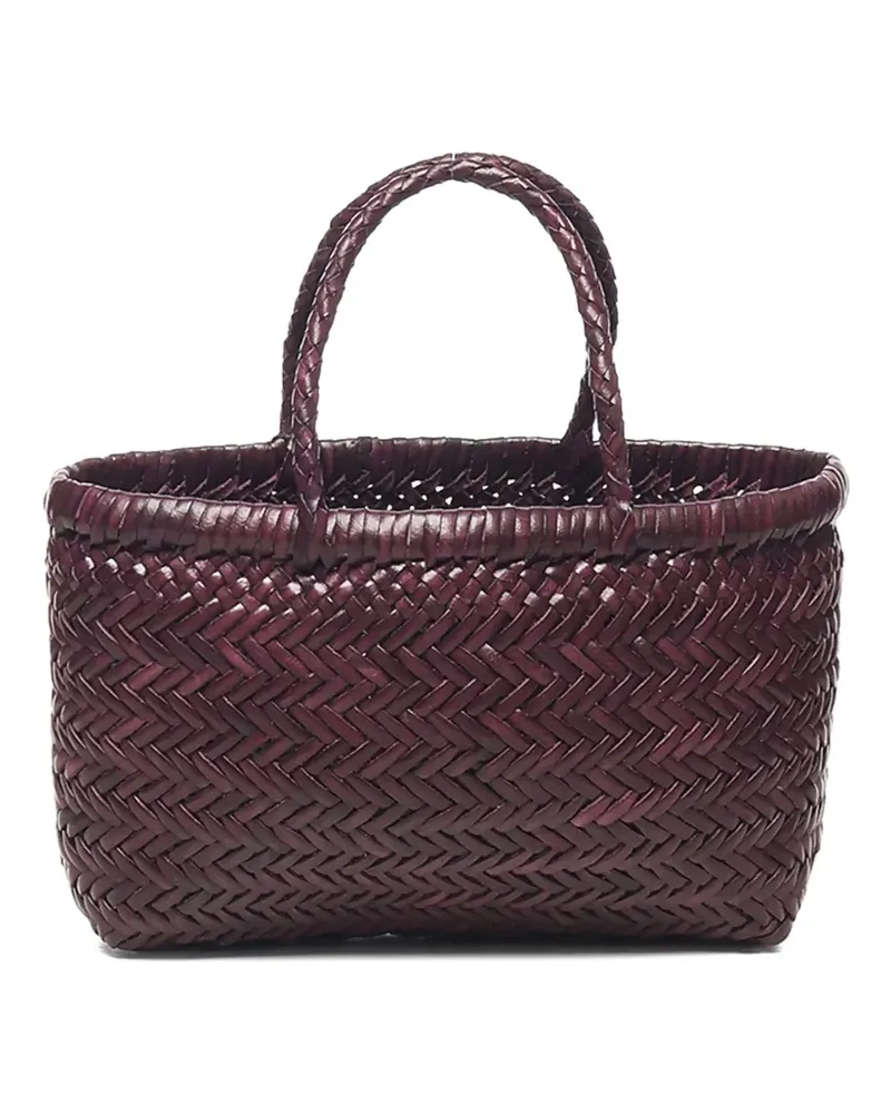 Dragon Diffusion Flat Gora Schultertasche mit Fischgrätenmuster - Violett Violett