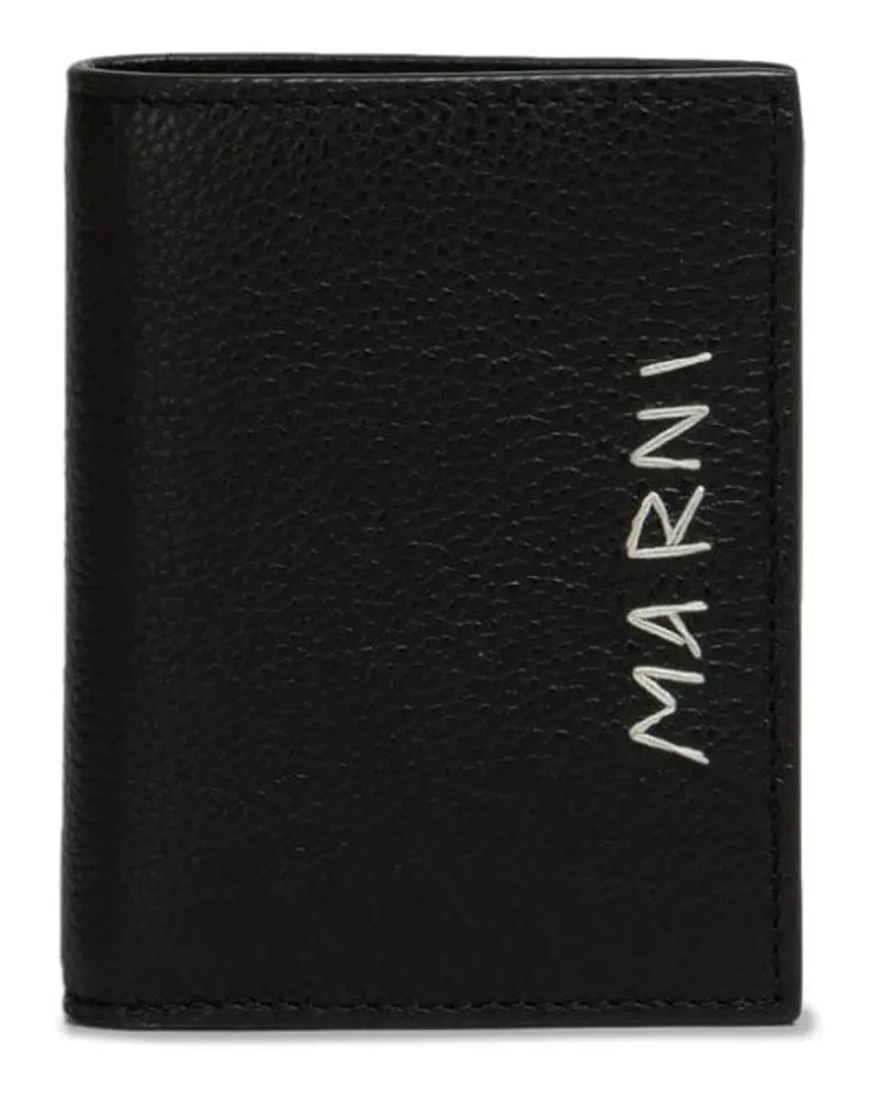 Marni Portemonnaie mit Klappe - Schwarz Schwarz