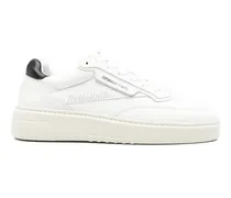 Sneakers mit runder Kappe - Weiß