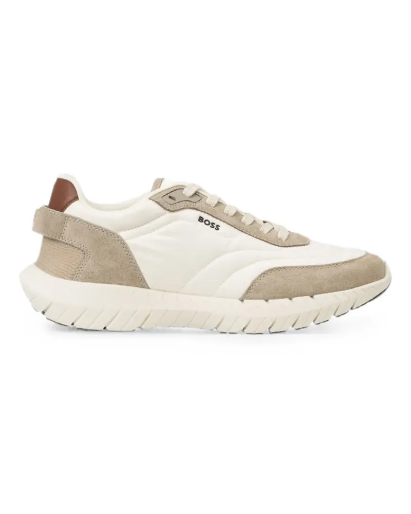 HUGO BOSS Motion Run Sneakers mit Logo - Weiß Weiß