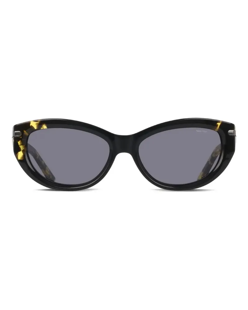 Nike Sonnenbrille mit Cat-Eye-Gestell - Schwarz Schwarz