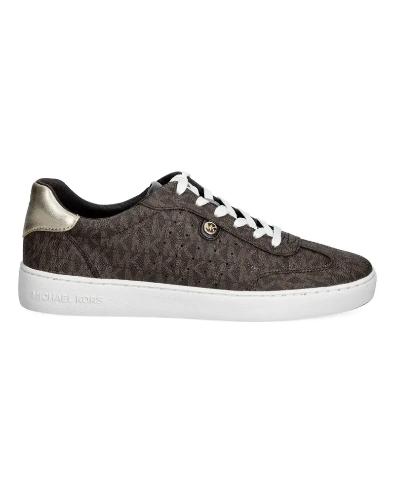 Michael Kors Scotty Sneakers mit Logo-Muster - Braun Braun