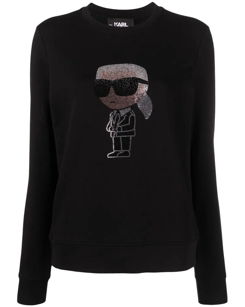 Karl Lagerfeld Ikon 2.0 Sweatshirt - Schwarz Schwarz